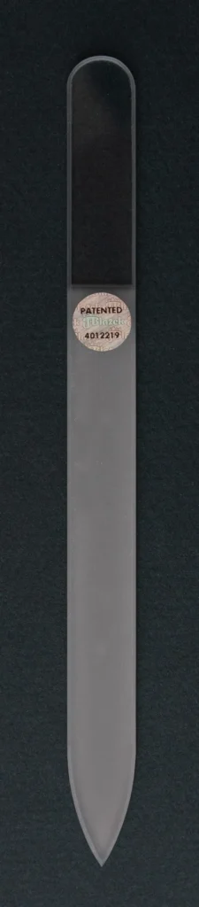 Glasnagelfeile mit schmaler Feilfläche